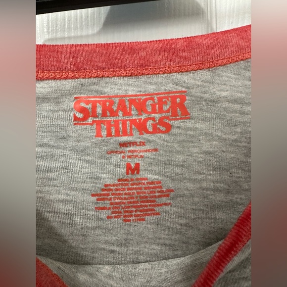 Netflix Stranger Things Burnout Ringer Graphic Tee - Picture 3 of 5
